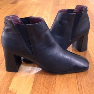 COPY - Calico Leather Booties Like New! Size 7.5